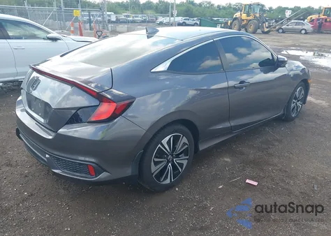 2018 Honda Civic Ex-L from USA, damaged, VIN 2HGFC3B7XJH353180